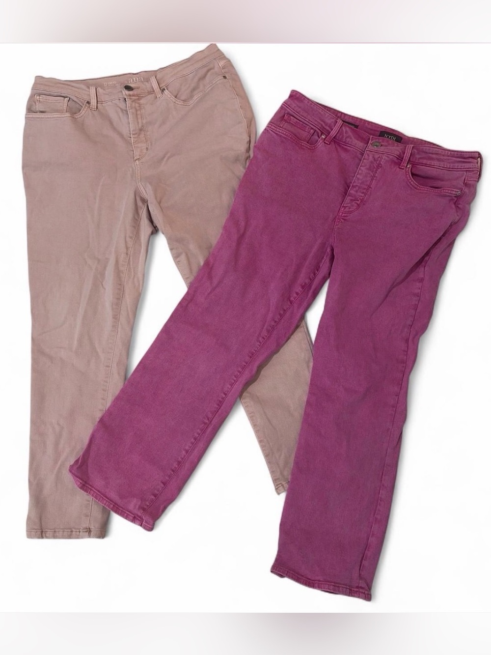 Bundle of 2 Pink Jeans - Ana & NYDJ
